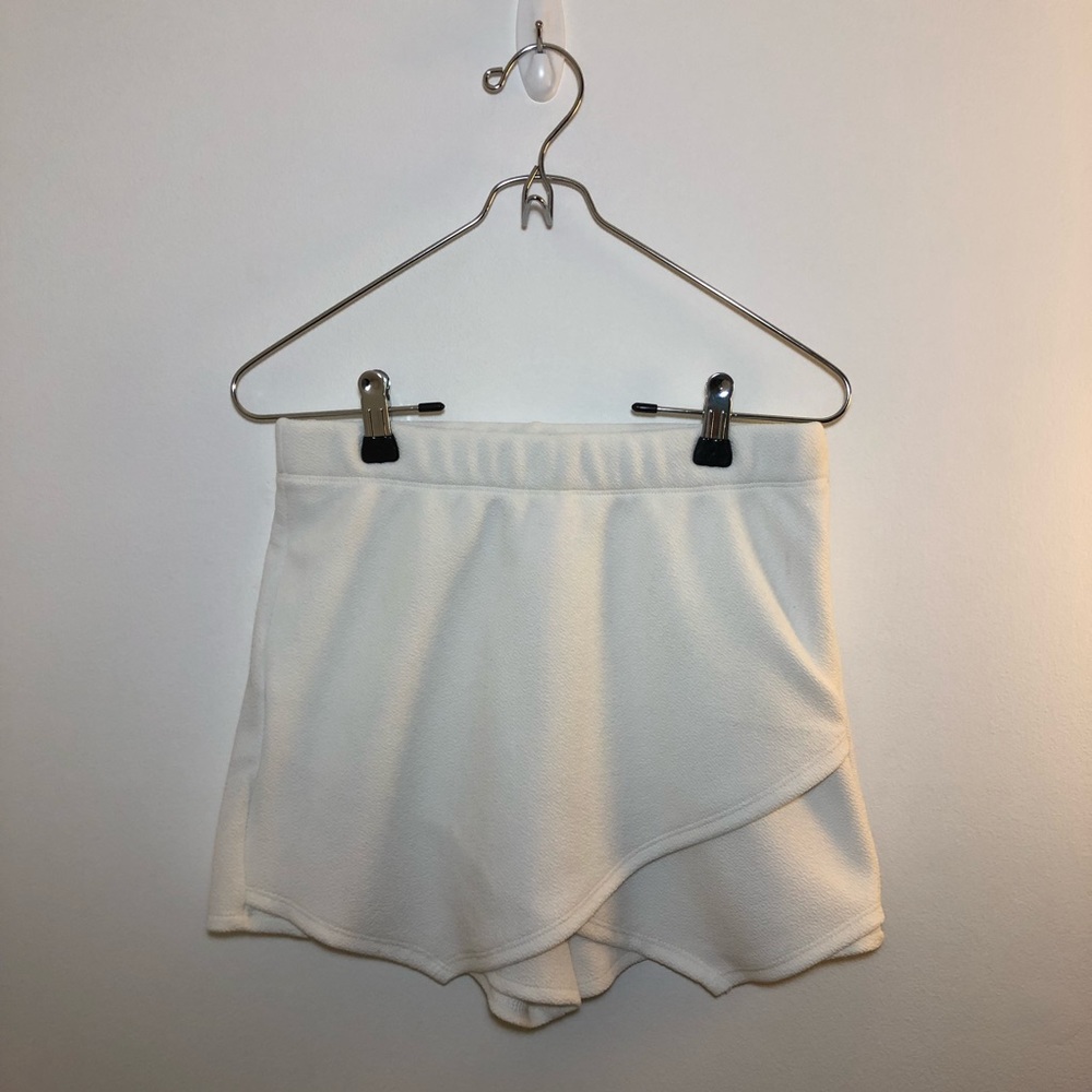 White Origami Skort